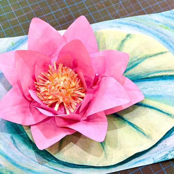 Atelier N&eacute;nuphar en papier - Juniors de 7 &agrave; 13 ans