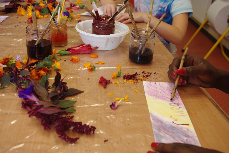 L'été à Salagon : Atelier TATAKI ZOME_Mane