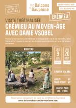 Visite guidée théâtralisée : Crémieu au Moyen-Age avec Dame Ysobel_Balcons du D…