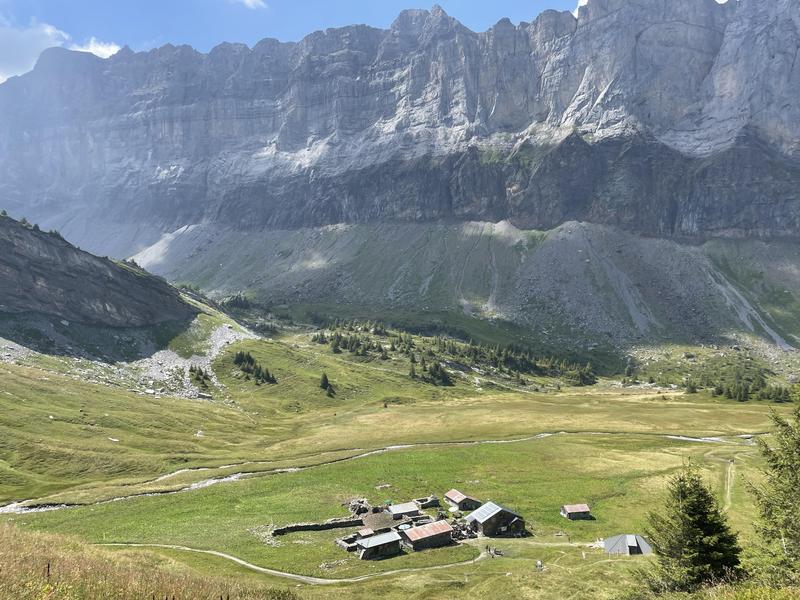 refuge pres de la chaine des Fiz