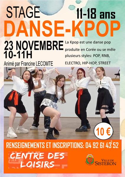 Atelier danse Kpop 11-18 ans