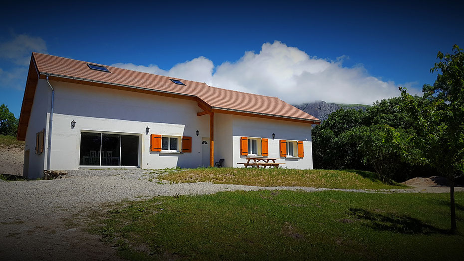 Vue extérieure de la chambre d'hôtes 