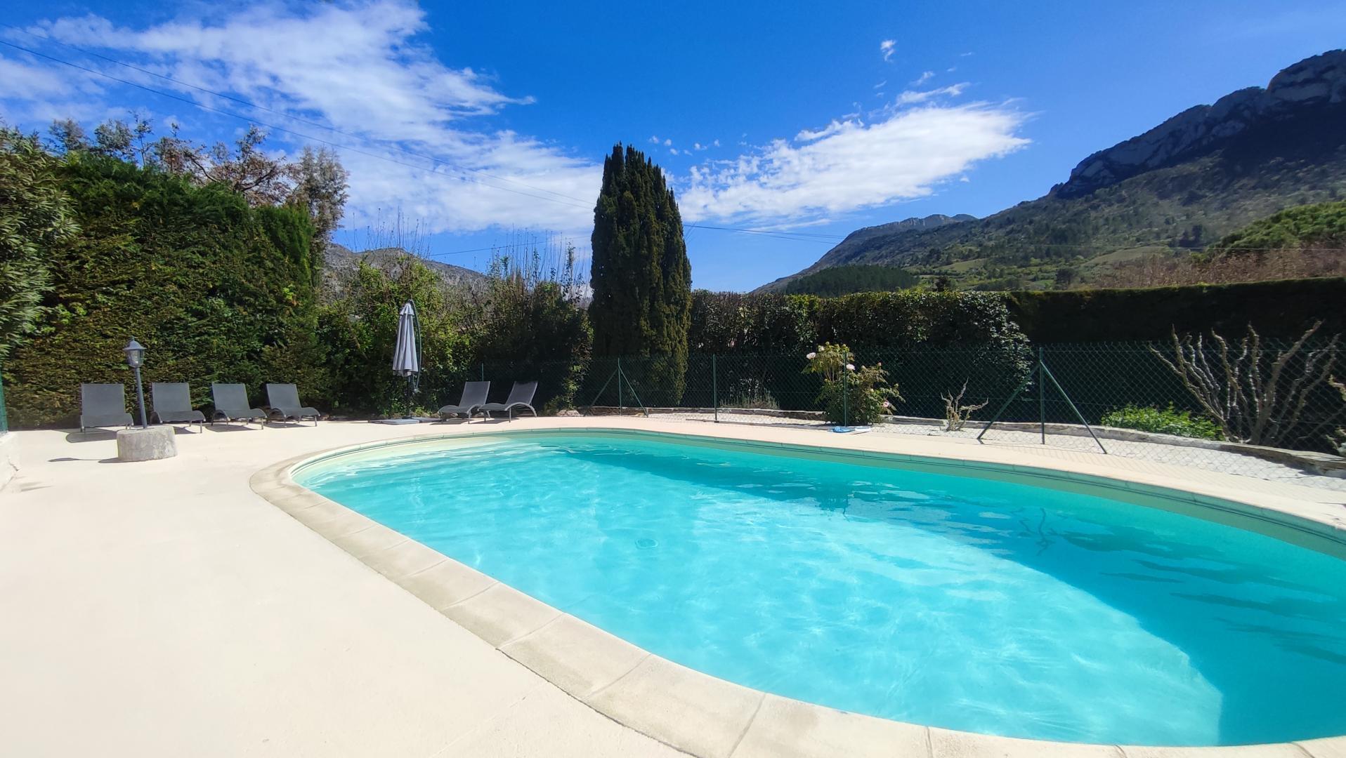 Piscine en toute intimité