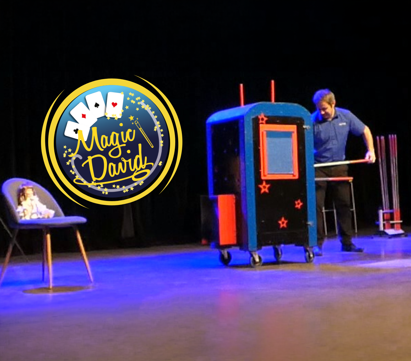 Spectacle de magie : pêle-mêle, à l'espace Ninon Vallin
