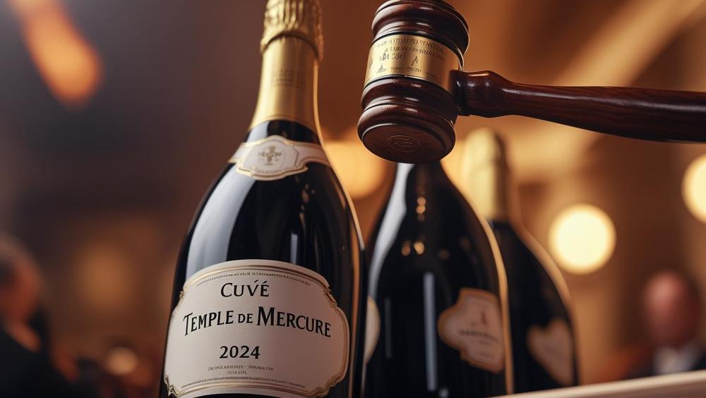 Vente aux enchères de la Cuvée 2024 du Temple de Mercure