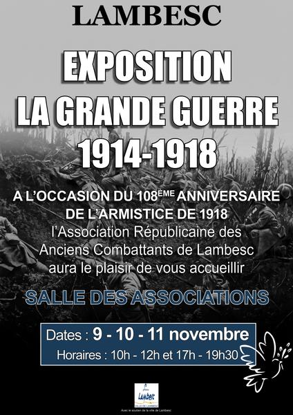 Exposition "La Grande Guerre 1914-1918"