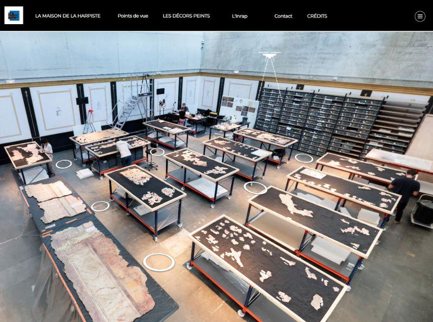 Visite virtuelle enduits peints