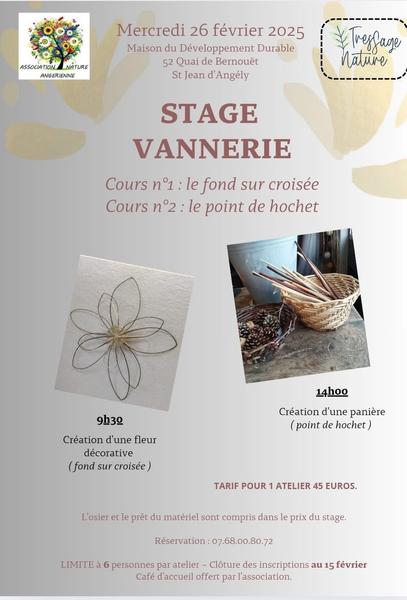 Stage vannerie