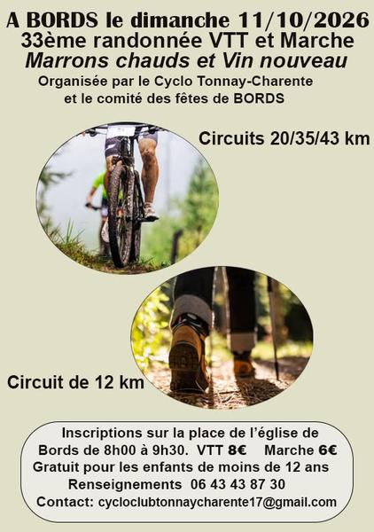 Randonnée VTT et marche