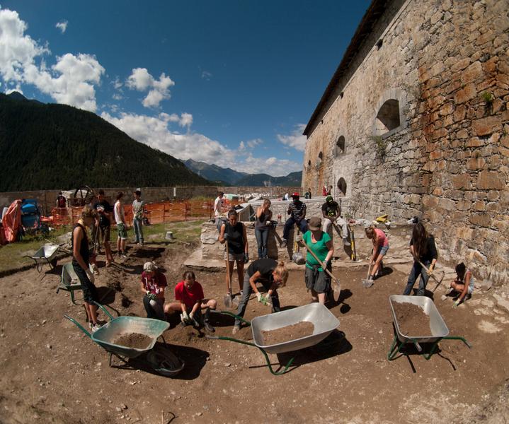 Visite guidée chantier bénévolat_Aussois