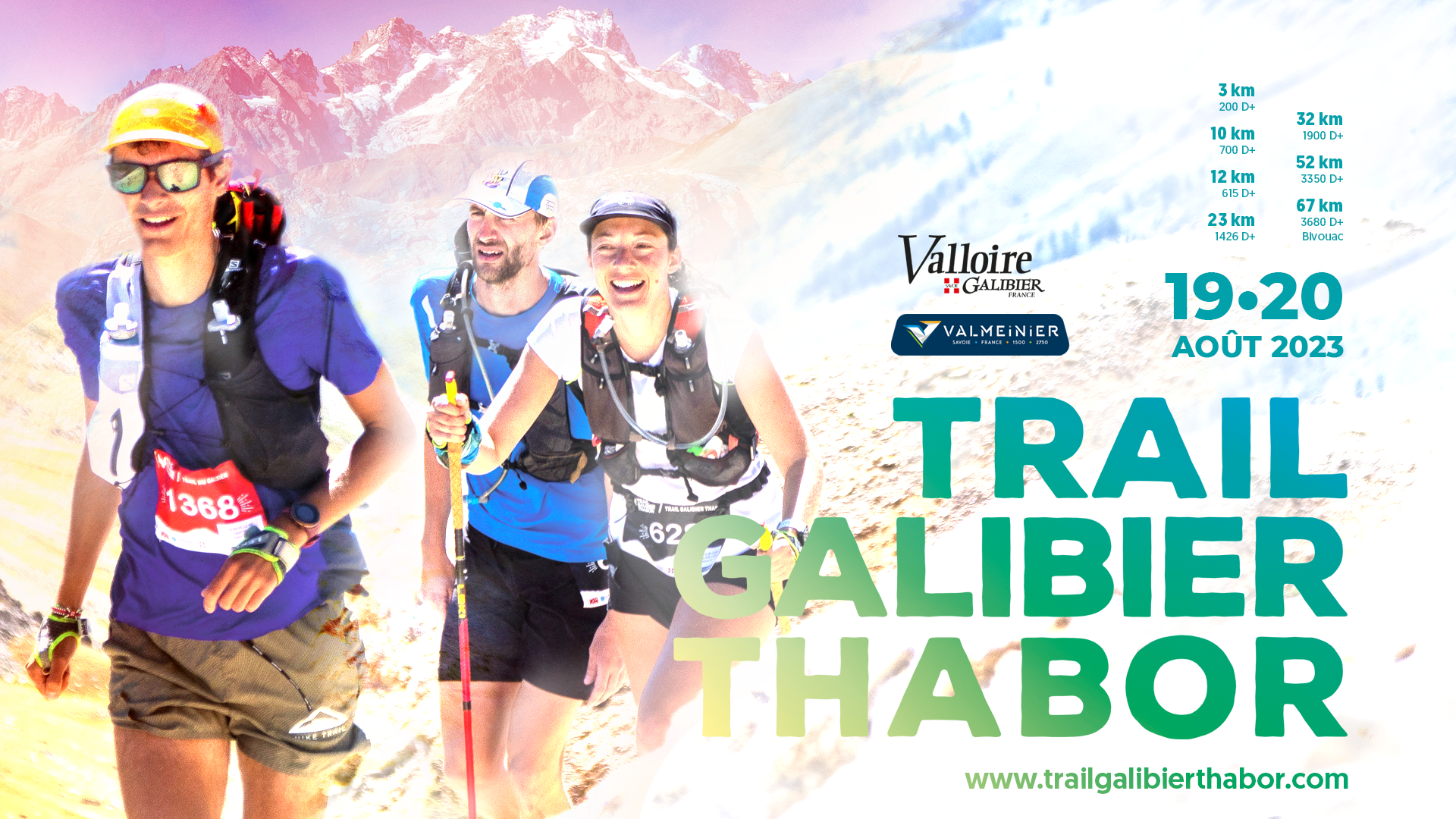 Traileurs participants au trail du Galibier