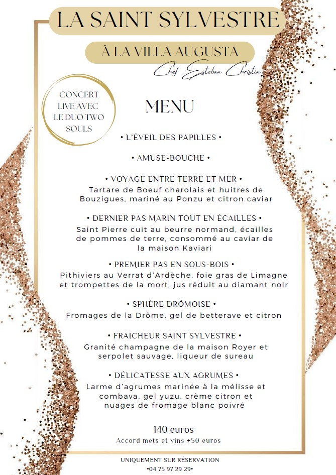 Menu Saint Sylvestre