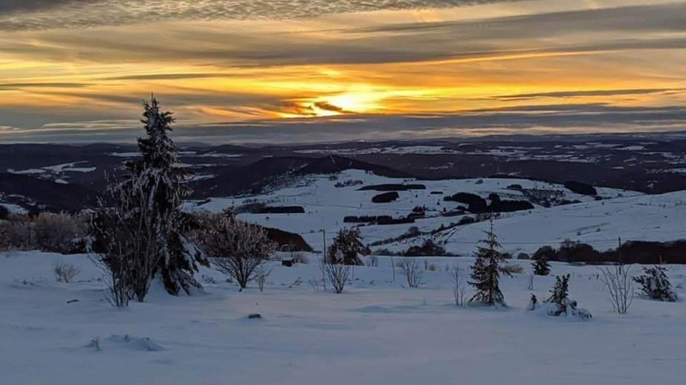 Un coucher de soleil