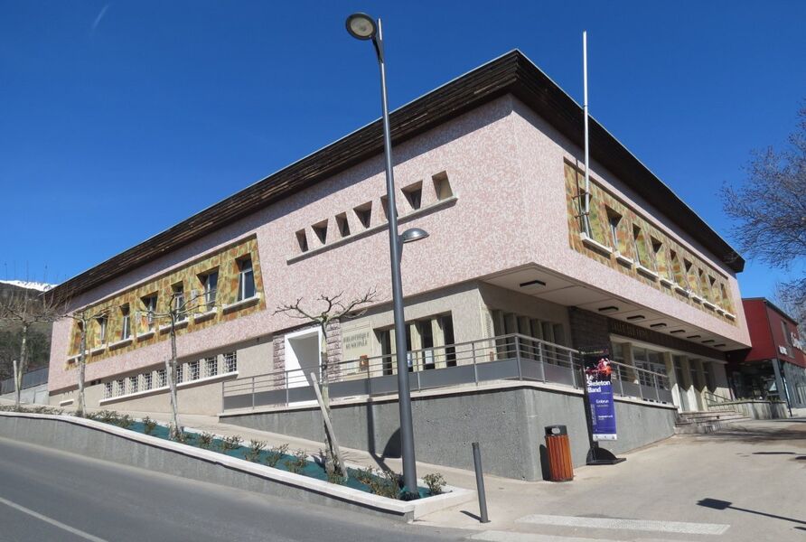 Bibliothèque et salle des fêtes, patrimoine XXème