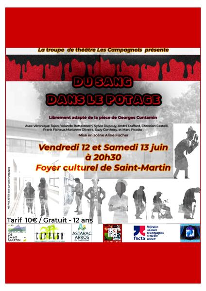 Théâtre : du sang dans le potage_Saint-Martin