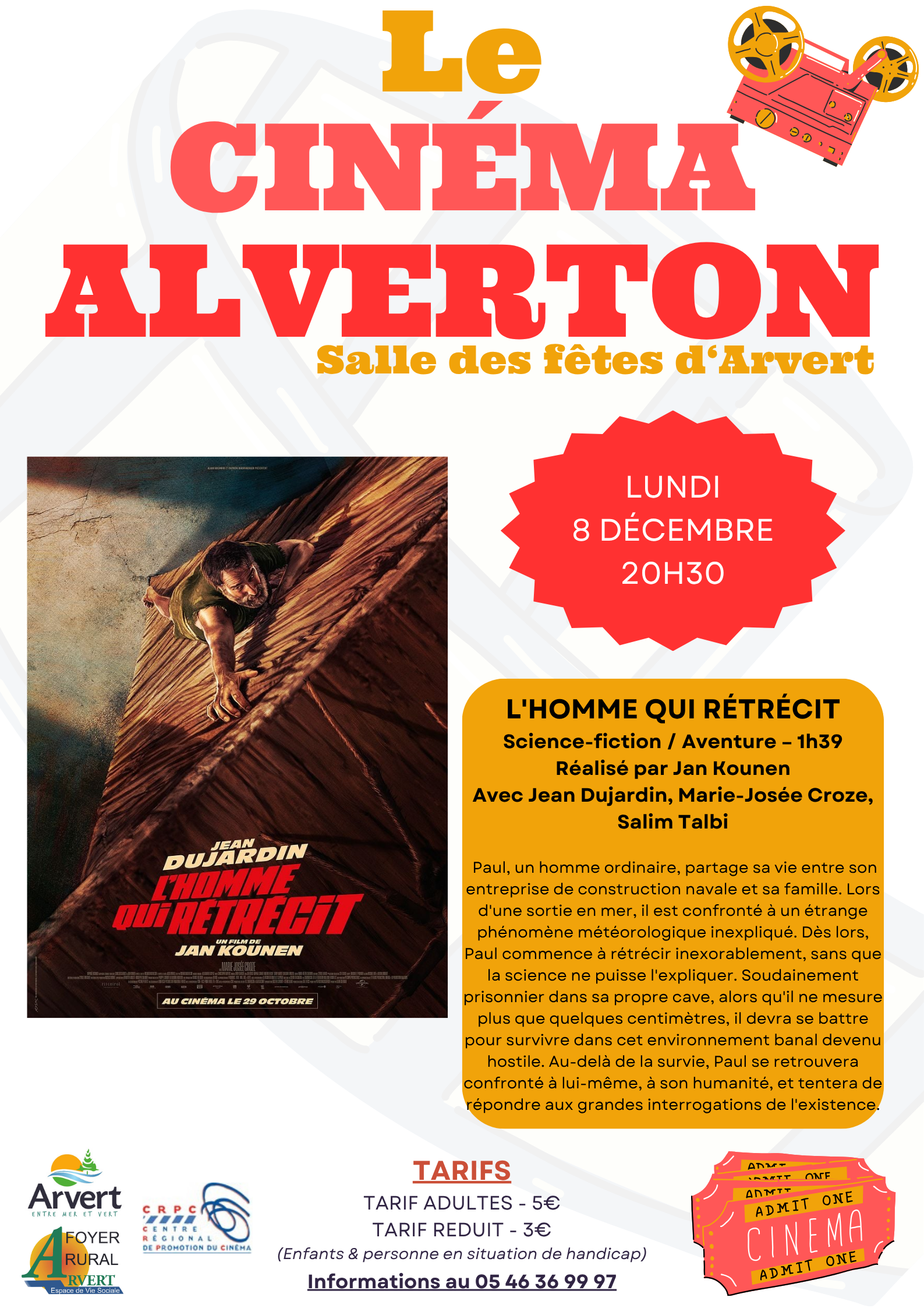 Cinéma Alverton : "L'Homme qui rétrécit"