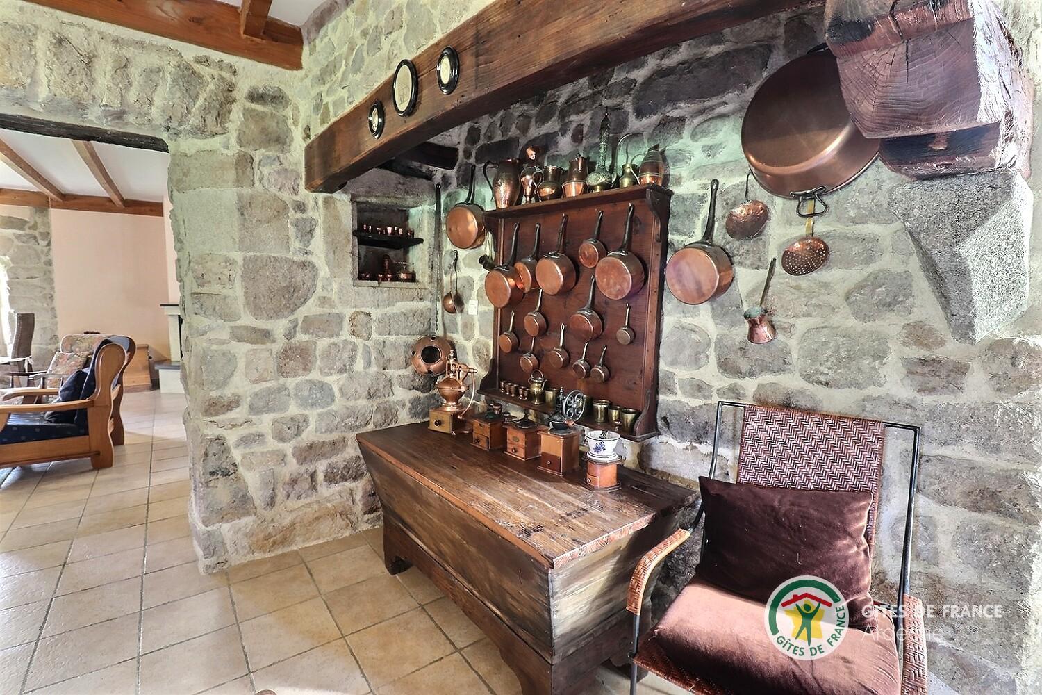 Décoration d'époque dans la cuisine