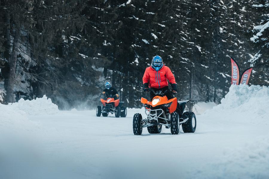 Initiation au quad sur glace