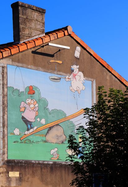 Mur peint "Cubitus"