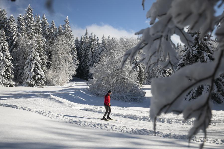 Ski nordique sur le site de La Praille Ski nordique sur le site de La Praille