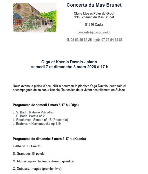 Concert Au Mas Brunet