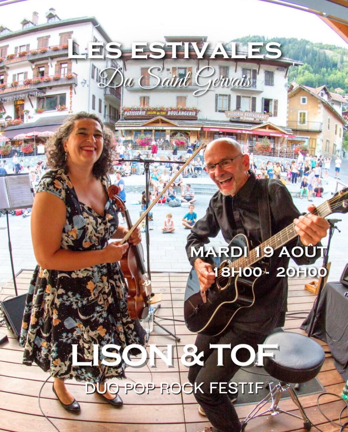 Les Estivales du Saint-Gervais - Concert Lison et Tof