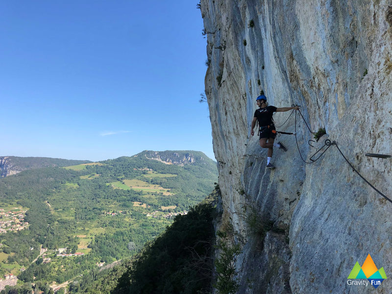 Via ferrata Guiguette, Ain