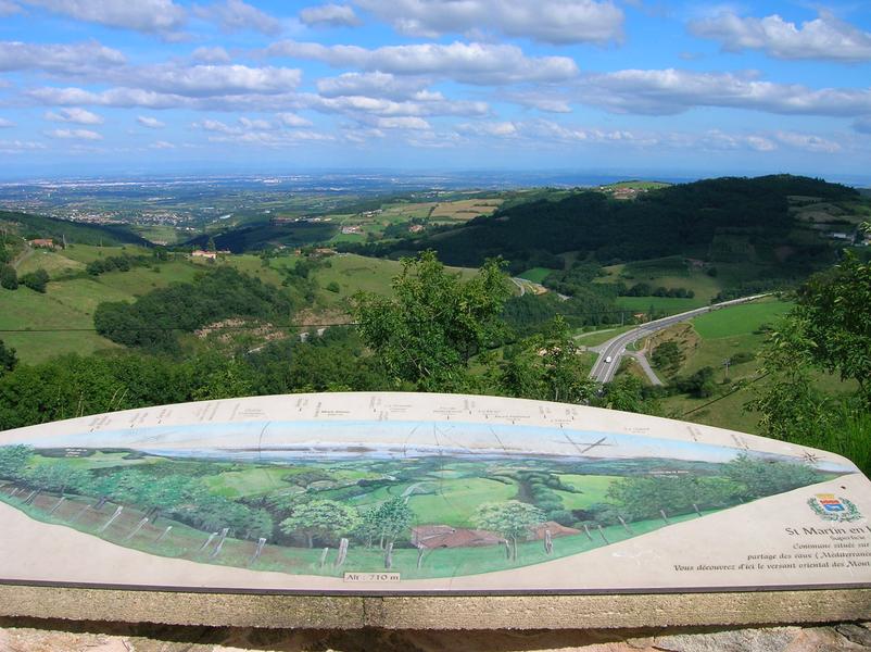 Vue depuis la table d'orientation