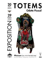 Exposition - Totems d'Odette Picaud_Villard-de-Lans