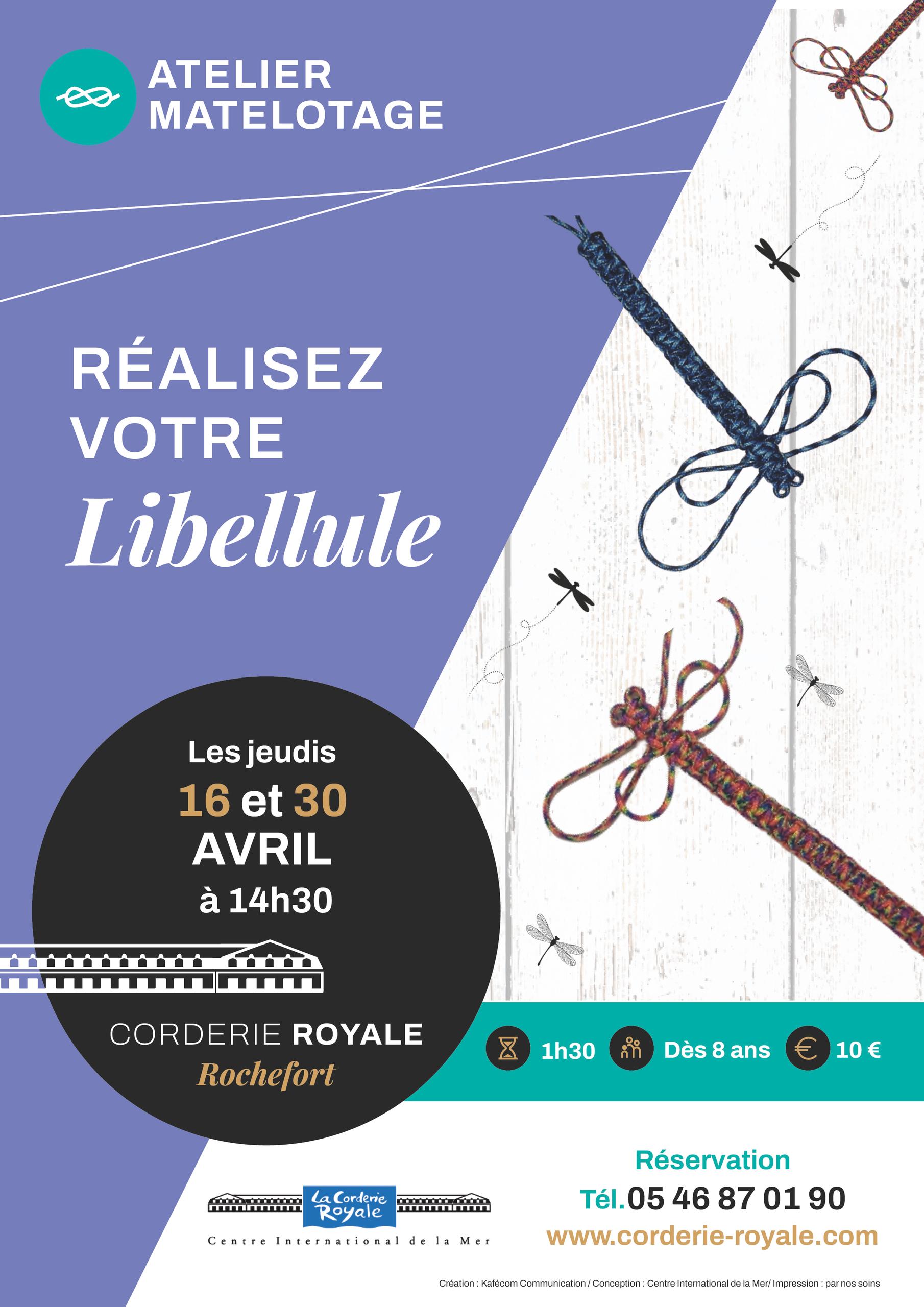 Atelier matelotage : Libellule