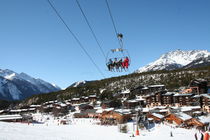 La Norma vue générale hiver de la station