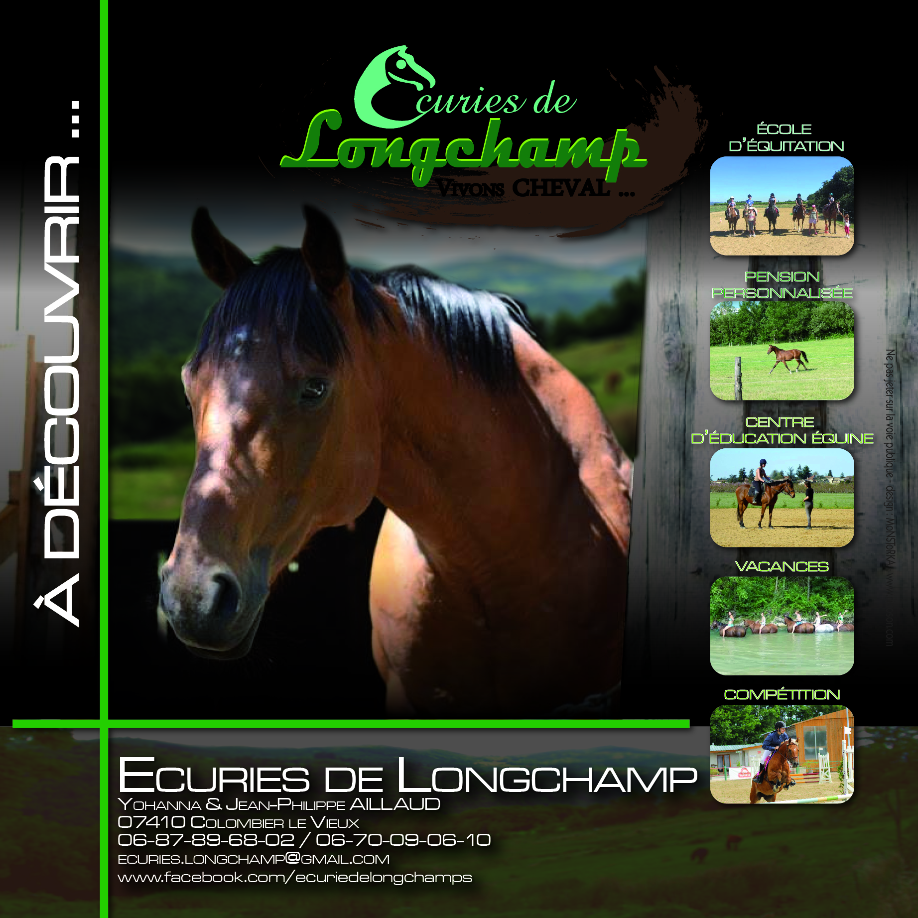 Dépliant des Ecuries de Longchamp