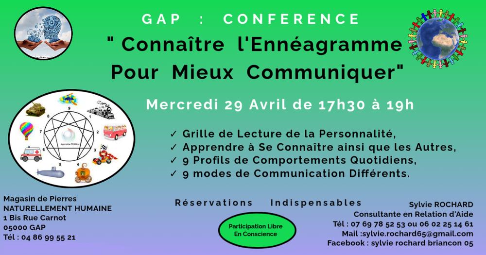 Conférence Connaître l'Ennéagramme Pour Mieux Communiquer