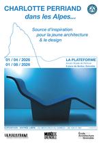 Charlotte Perriand dans les Alpes… source d’inspiration pour la jeune architect…