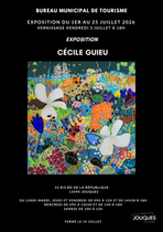 Exposition Cécile Guieu à l'office de tourisme de Jouques