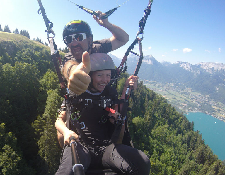 Tangatamanu parapente Bout du lac d'Annecy Doussard