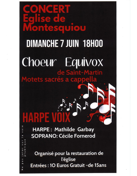Concert du choeur Equivox_Montesquiou