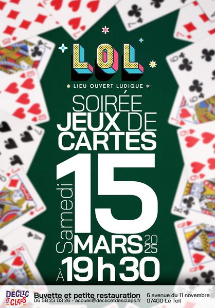 Soirée Jeux de cartes