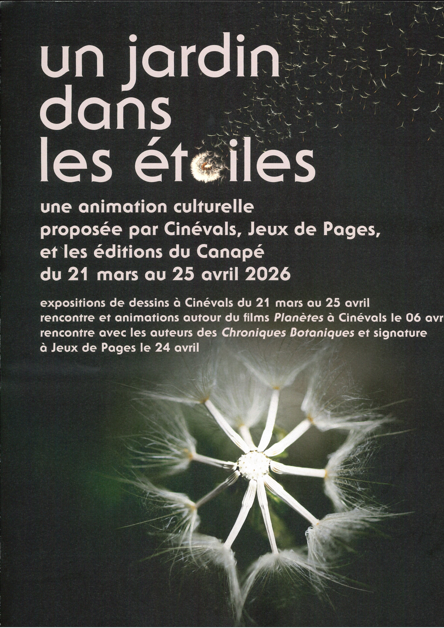 Exposition - Un jardin dans les étoiles