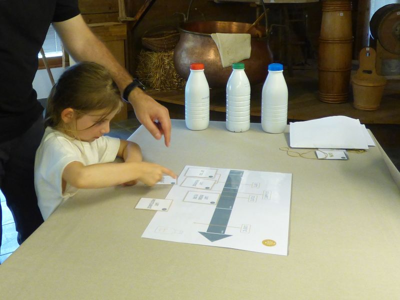 Children’ s groups : The milky way of cows –  workshop: from the cow to the dairy products