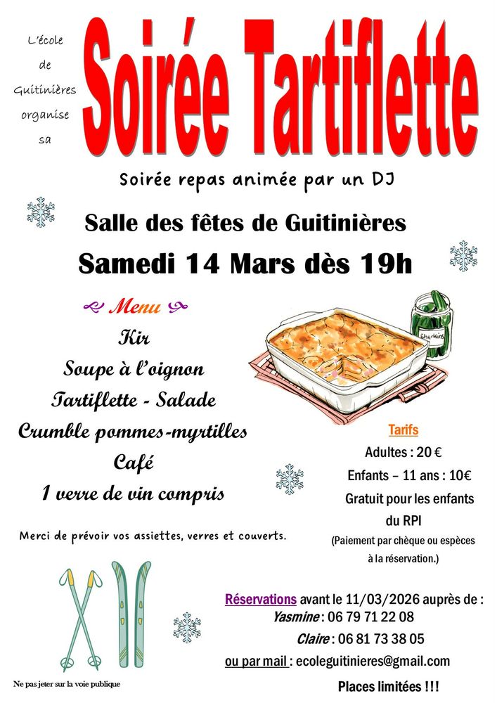 Soirée tartiflette