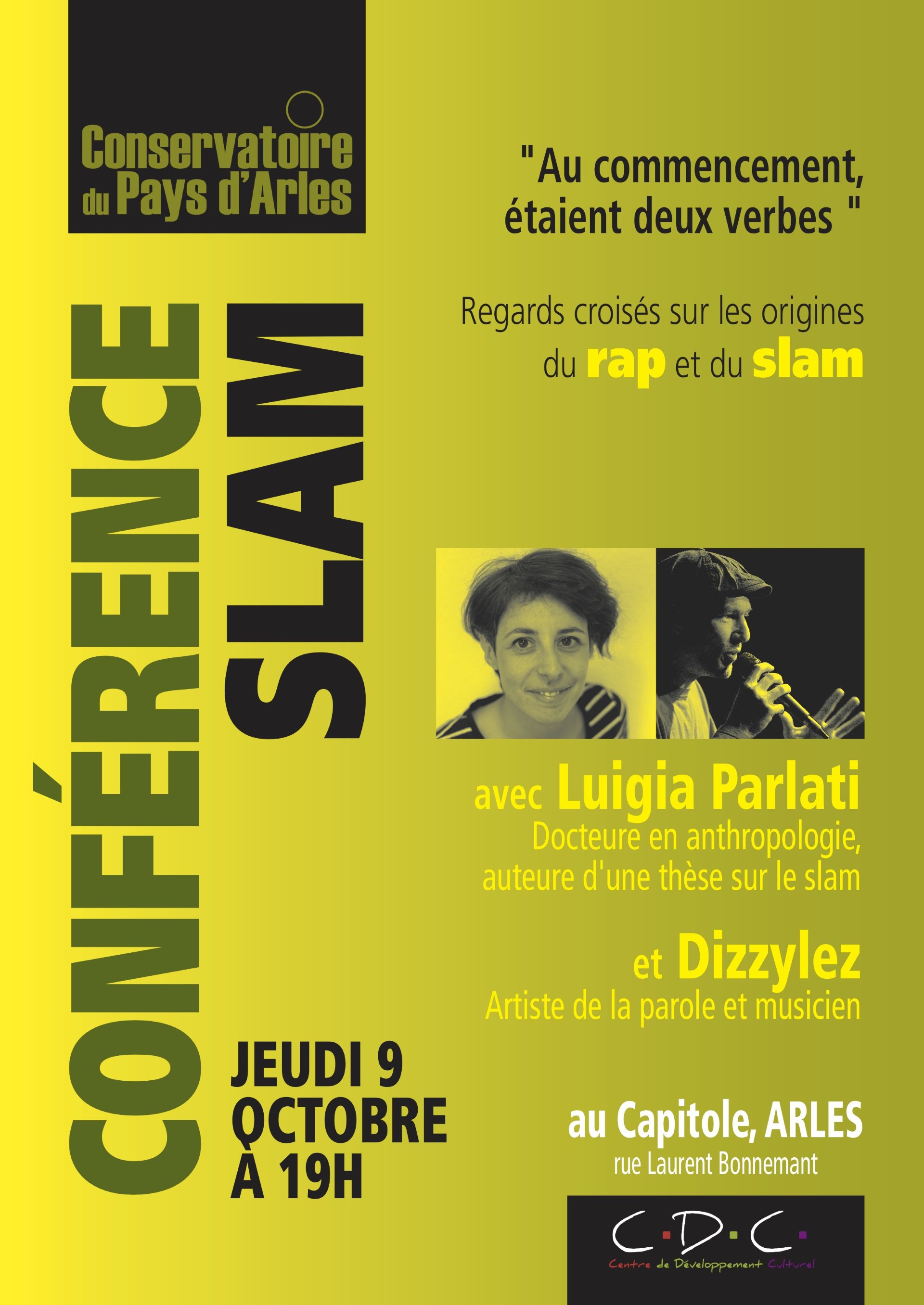 Conférence :  Au commencement, étaient deux verbes