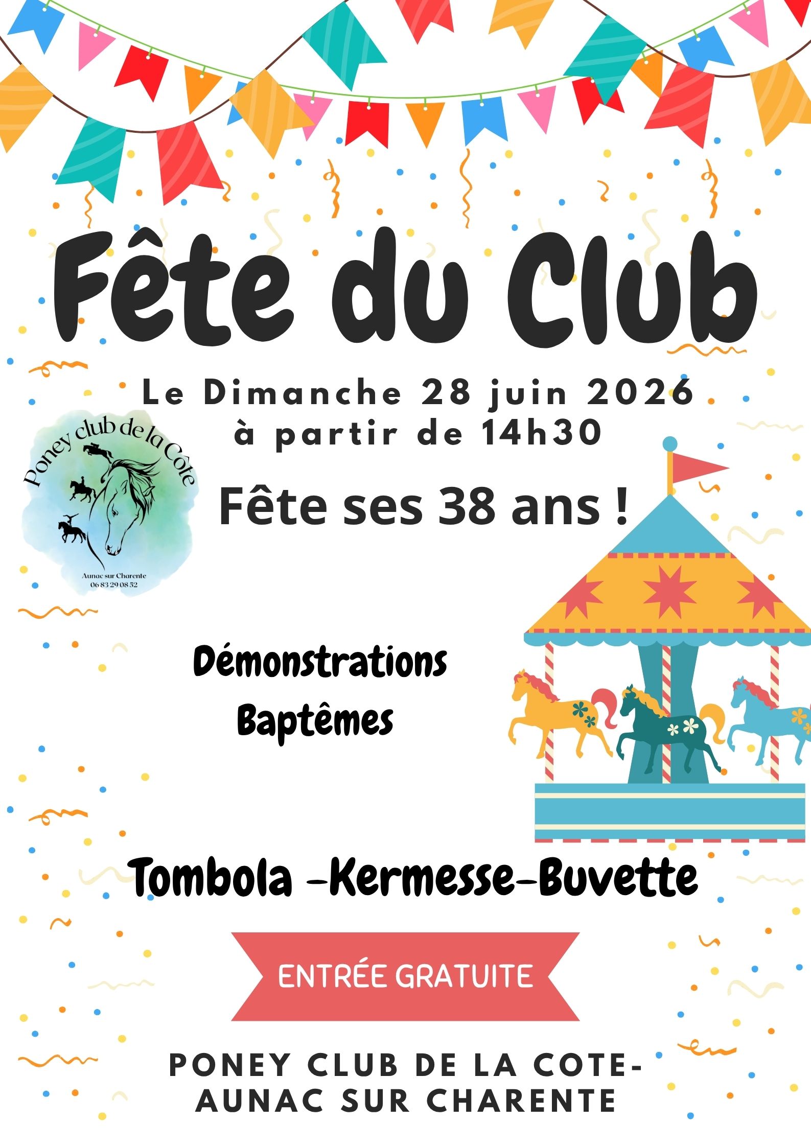 Fête du club d'équitation