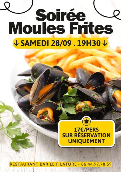 Soirée moules frites