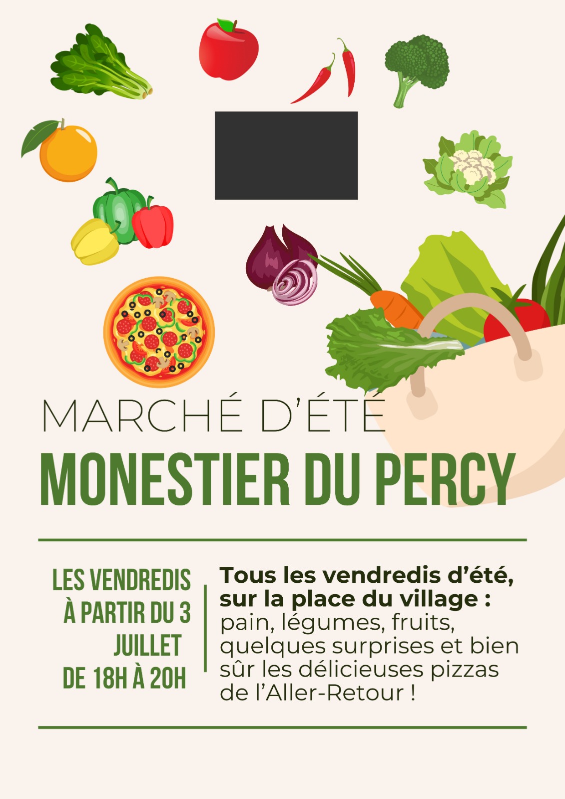 Marché de Monestier du Percy_Le Monestier-du-Percy