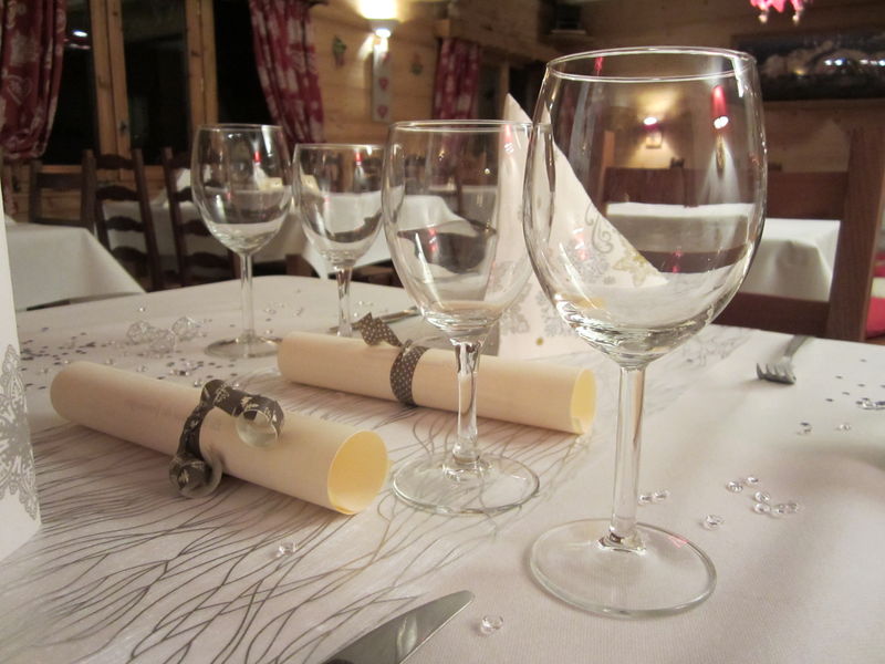 Table du restaurant Le Caribou aux Saisies