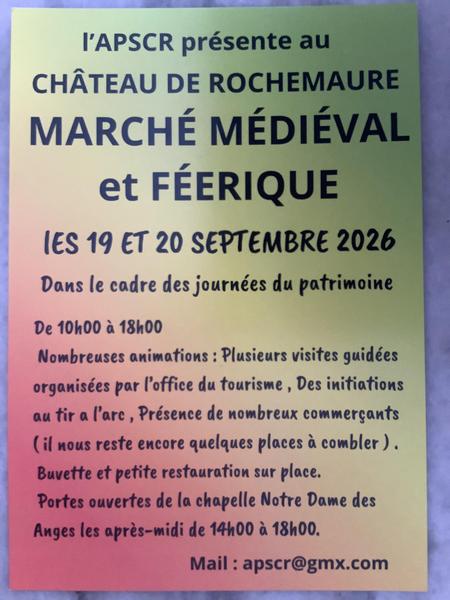 Marché médiéval et féerique _Rochemaure