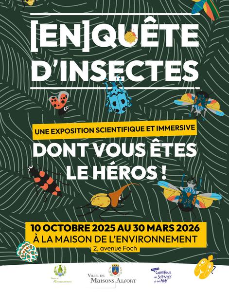 Exposition [En]quête d’insectes à la Maison de l'Environnement 