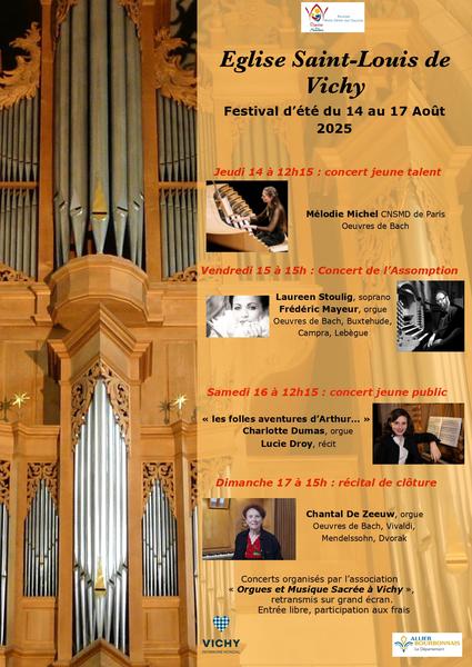 Festival d'orgue d'été - Concert de l'Assomption
