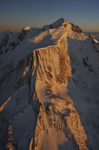Le sommet du Mont-Blanc